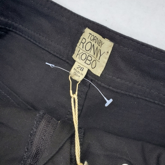 Torn by Ronny Kobo Black High Waist Jeans 28 - Picture 10 of 16